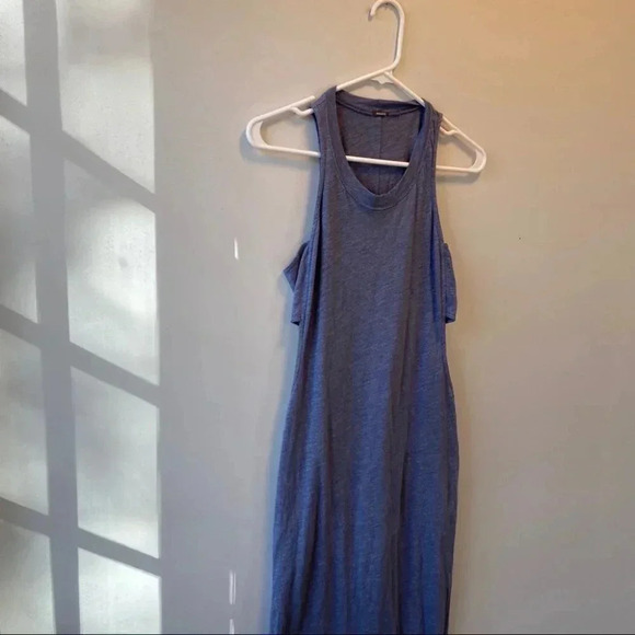 Monrow Cutout Side Heather Jersey Maxi Dress - Picture 7 of 16